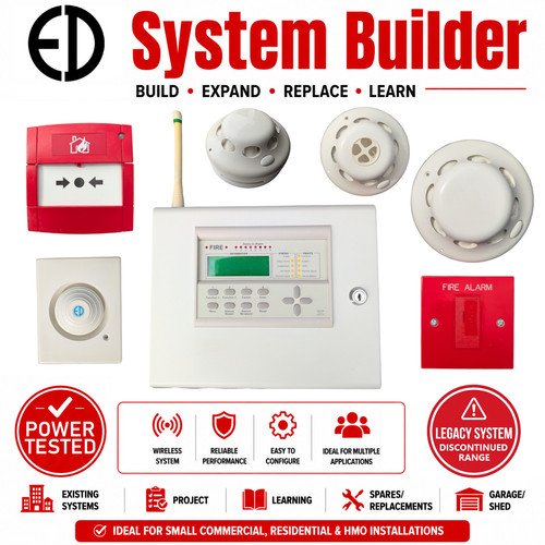 Eda wireless fire alarm system - alarm,