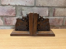 Vintage Wooden Carved Book
