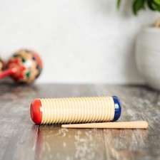 Handmade Carved Wooden Guiro