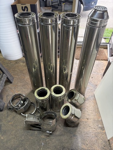 Dinak twin wall flue - wall, pipe