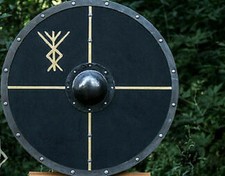 Black Handcrafted Shield