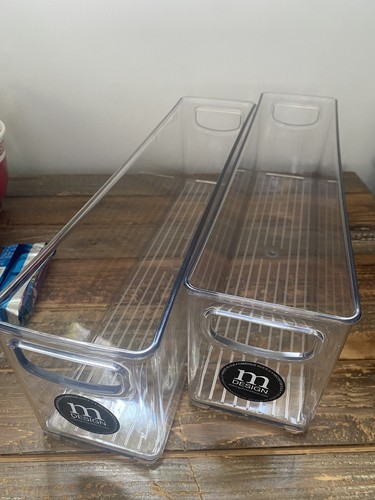 2pack mdesign plastic storage - plastic,