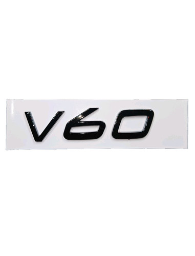 Black gloss badge v60 for - black,