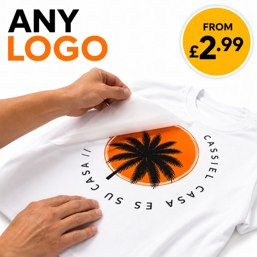 Custom dtf transfers any logo - any,