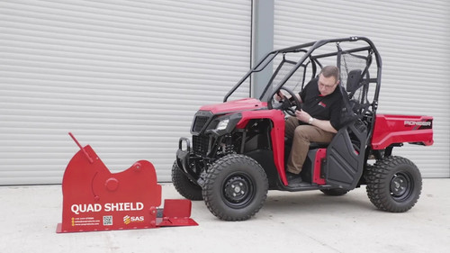 Sas quad shield wheel clamp - shield,