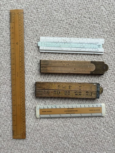 Vintage measuring tools bundle