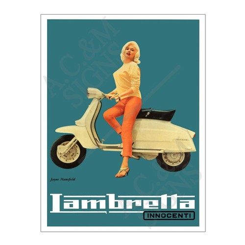 Metal tin sign plaque - metal,