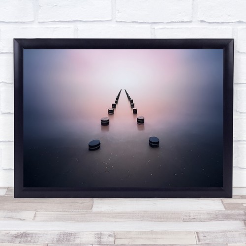 Seascape pier silky milky - silky,