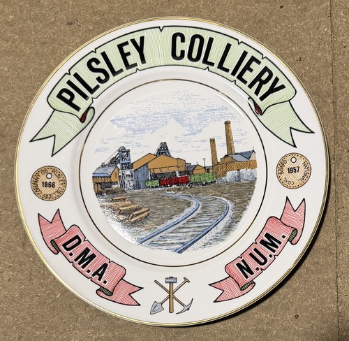 Pilsley colliery plate - plate,