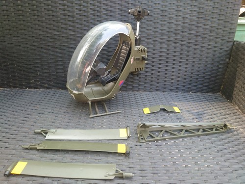 Vintage action man helicopter - vintage,