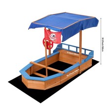 Wooden Kids Sand Pit Pirate