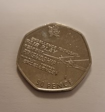  2011 50p Rowing Olympic Coin