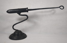 Antique KENRICK Cast Iron GOFFERING IRON with Poker ~ Late 19th Century~Size 10