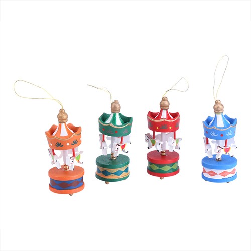 Wooden carousel horse - wooden,