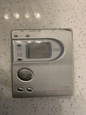 SHARP MD-MS722H Portable Minidisc Player and Recorder - Untested 