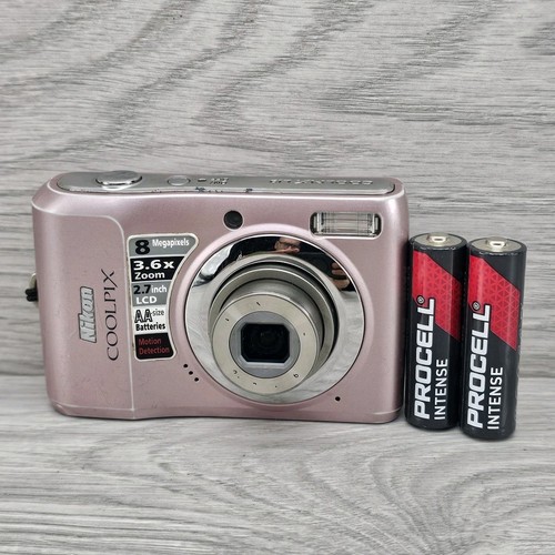 Nikon coolpix l19 0mp pink - nikon,