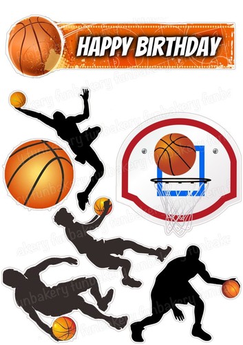 Basketball sport cake topper - sport,