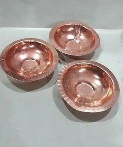 Copper pooja diya inch for - diya,