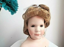 Inch dolls wig honey blonde - inch,