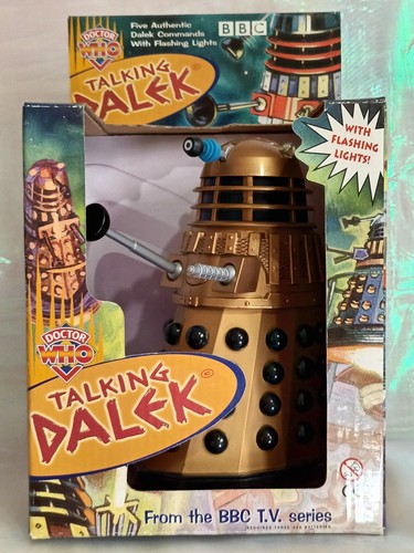 Doctor who talking dalek - who, gold