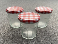 3 Bonne Maman jars. For