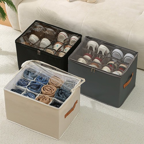 Pair foldable shoe storage - 12,