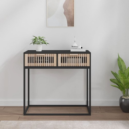 Vidaxl console table black - table,