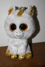 Ty Silk Beanie Babies Boo Pegasus White Unicorn plush soft toy