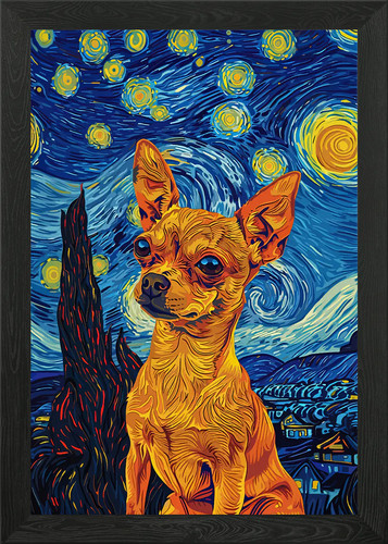 Starry night chihuahua - starry,
