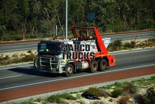 Truck photo skip loader - truck,