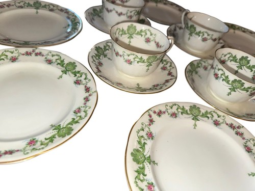 Piece vintage tea set - 12,