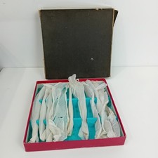 Firth Staybrite Fish Cutlery 6 Knives 6 Forks Satin Finish Metal WRDC-EP