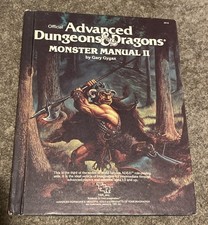 Official Advanced Dungeons & Dragons, Monster Manual 2, 1983 Hardback Gary Gygax