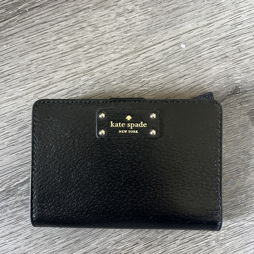 Kate spade black fold - kate, bi-fold