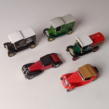 5x Models Yesteryear Cars and