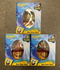 SpongeBob SquarePants Mini Snow Globe Set of 3 - SpongeBob, Patrick & Krabs NEW!