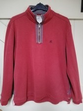 WHITE STUFF DARK RED ZIPPED SWEATSHIRT..SIZE XXL...NEXT DAY POSTAGE