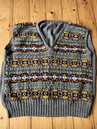 Hand knitted fair isle - hand-knitted,