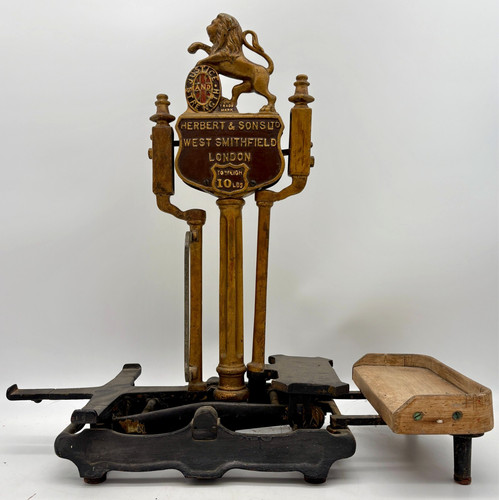 Antique scales butchers - scales,