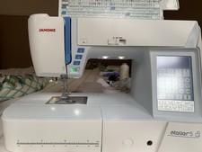 Janome Atelier 5 sewing machine, great condition, all accessories included