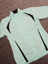 Ping Golf Windcheater Jacket Women UK 12 Teale Green Full Zip