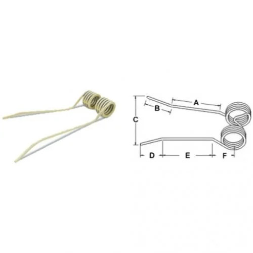 Tedder tooth fits hesston 3700 - tedder,
