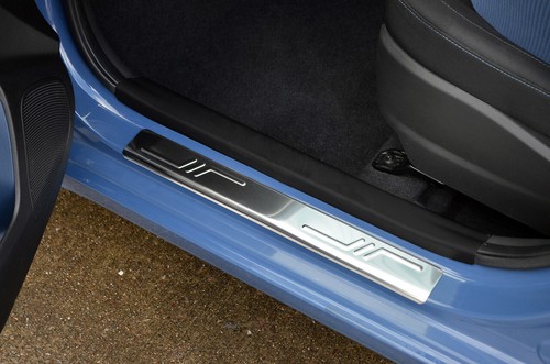 Chrome door sill protectors - sill,