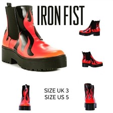Iron Fist Fire Flame Grunge