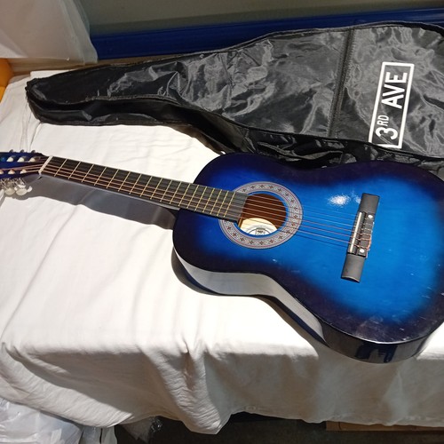 3rd ave guitar - guitar, blue
