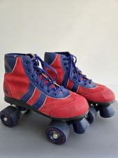 Rookie Retro Red/Blue Quad Roller Skates UK 5