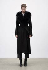Zara Manteco Long Wool Coat