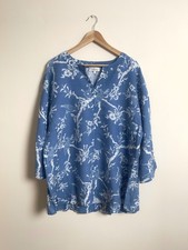 SAHARA Linen Tunic Floral