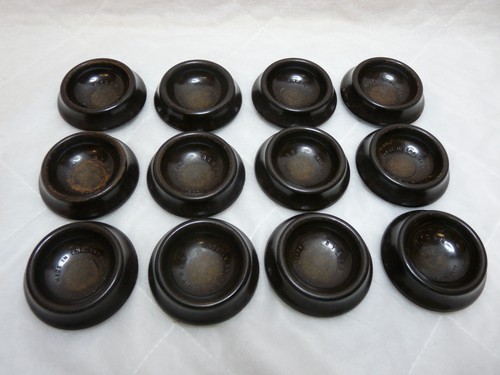 Vintage bakelite casters - 12,