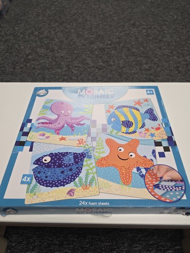 Creative kids mosaic number - kids,